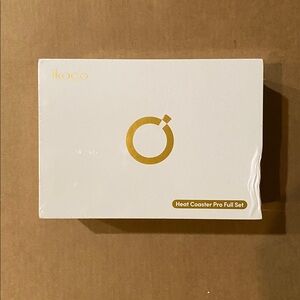 Heat Coaster Pro Set - White and Gold